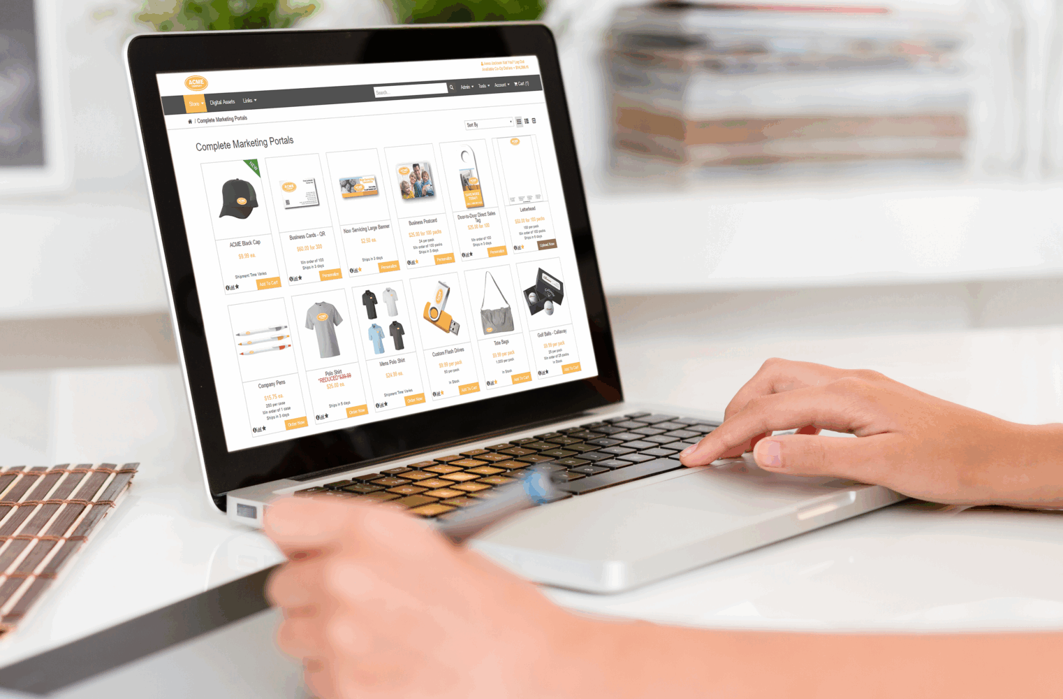 web print marketing order