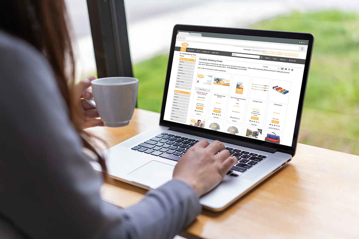 marketing portals web print