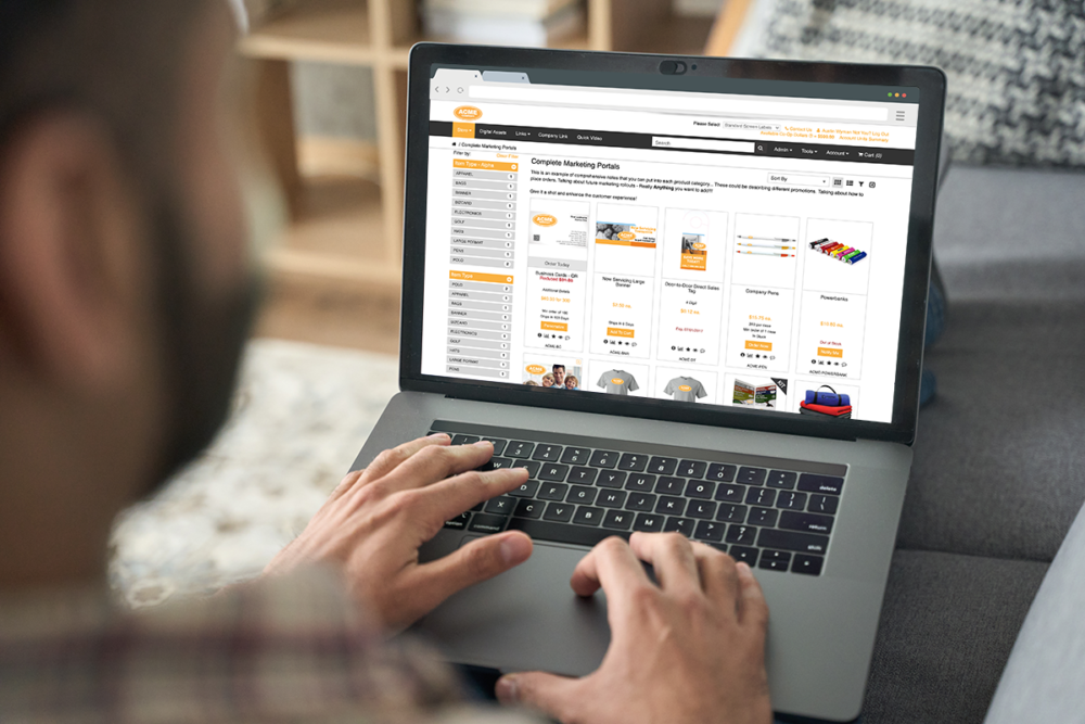 marketing portal web print