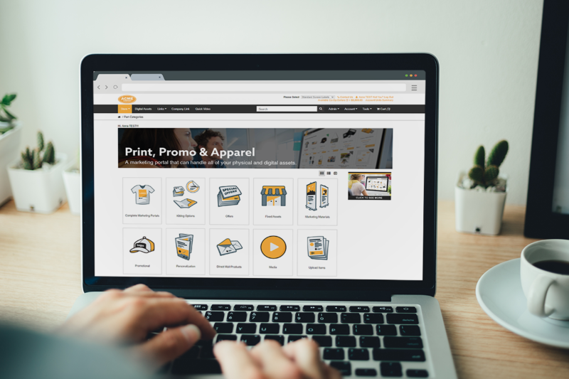 marketing portal web print