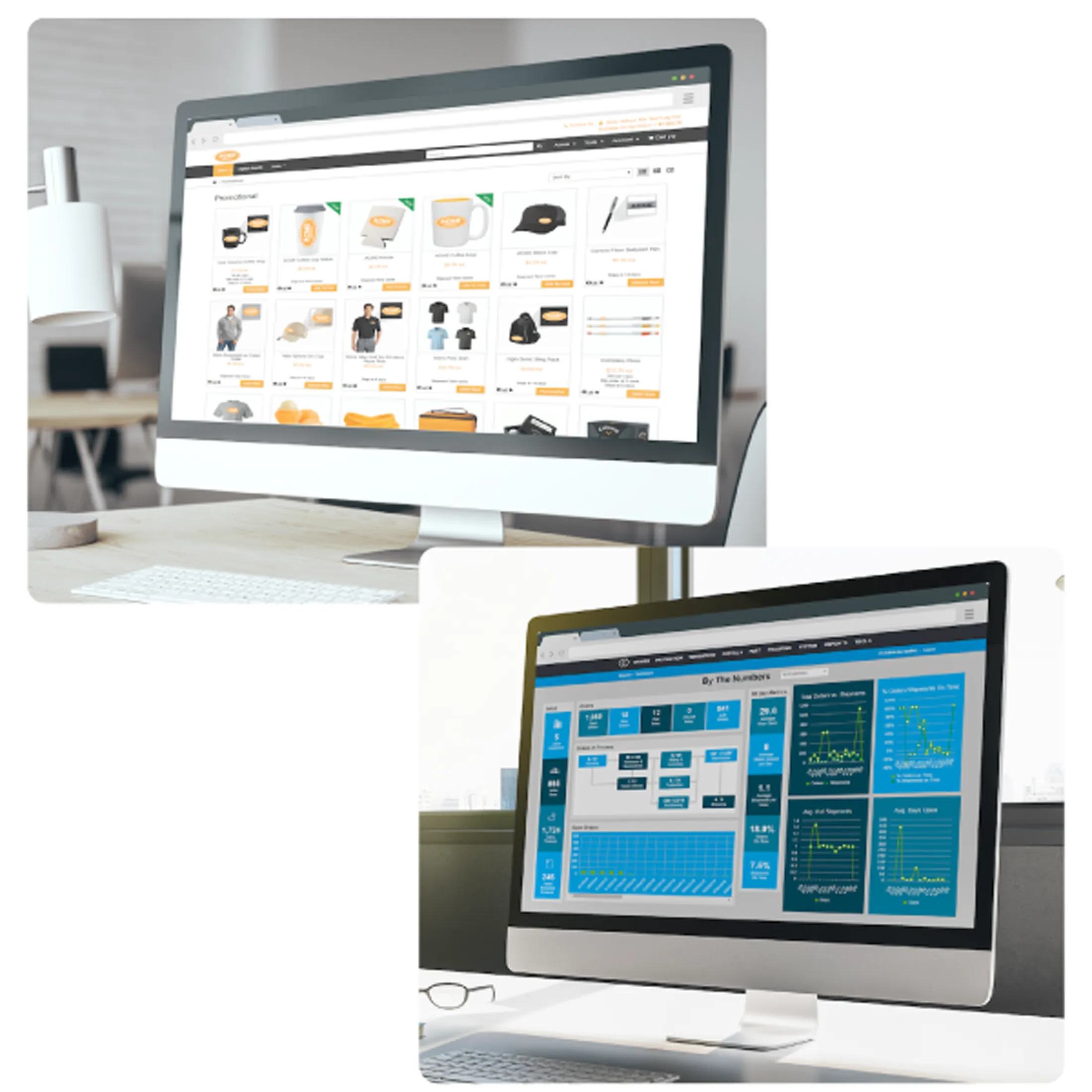 Propago portal interface displaying product inventory and order management tools.