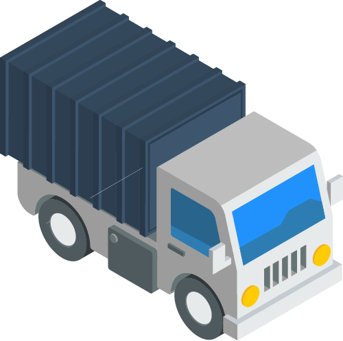 Delivery truck illustrating marketing fulfillment and warehouse management optimization.